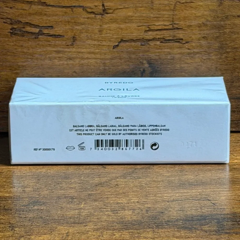 Byredo Argila (Neutral) Lip Balm 2.5g | New Sealed Luxury Lip Care